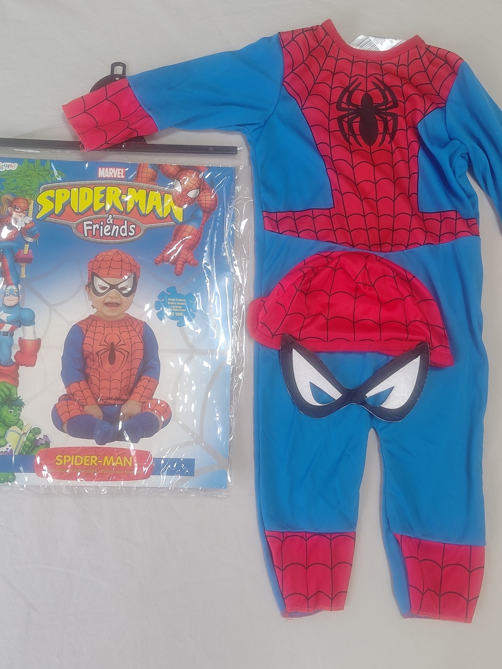 Disguise Spider-Man Red & Blue 12-18m  Superhero Costume NWT